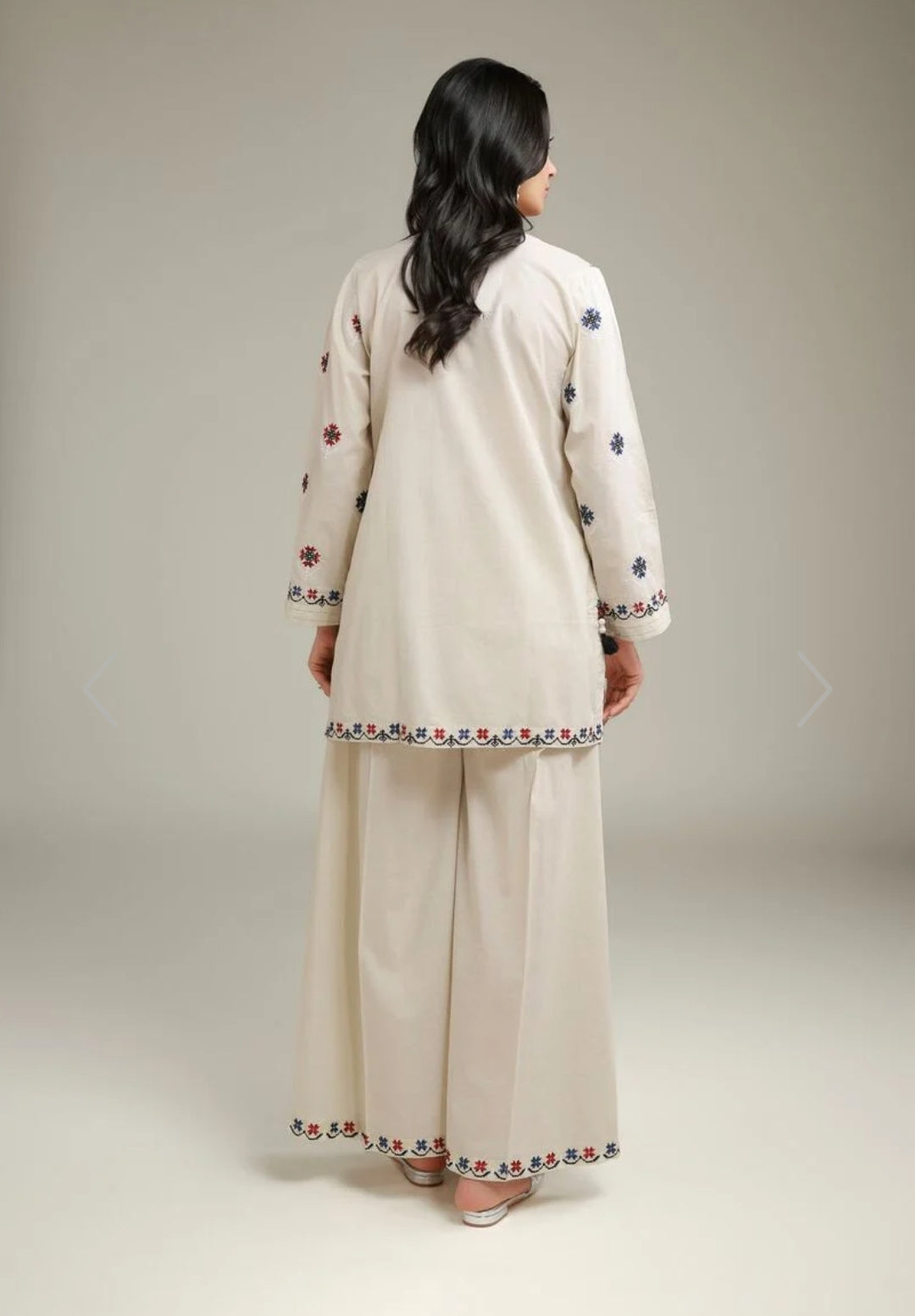 AJWA EMBROIDERED 3PC