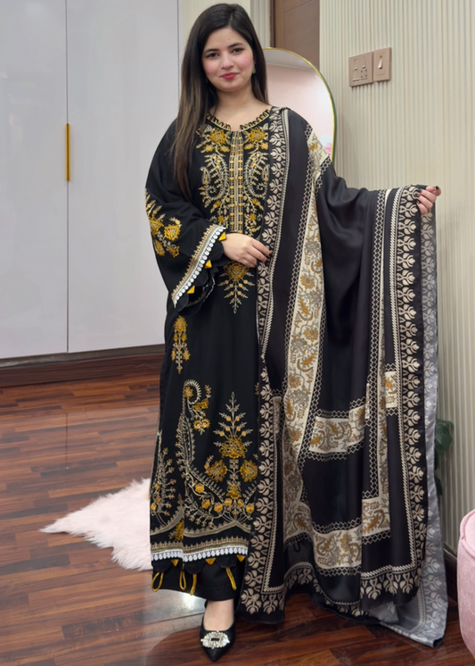 NAYA Embroidered 3PC-Lawn