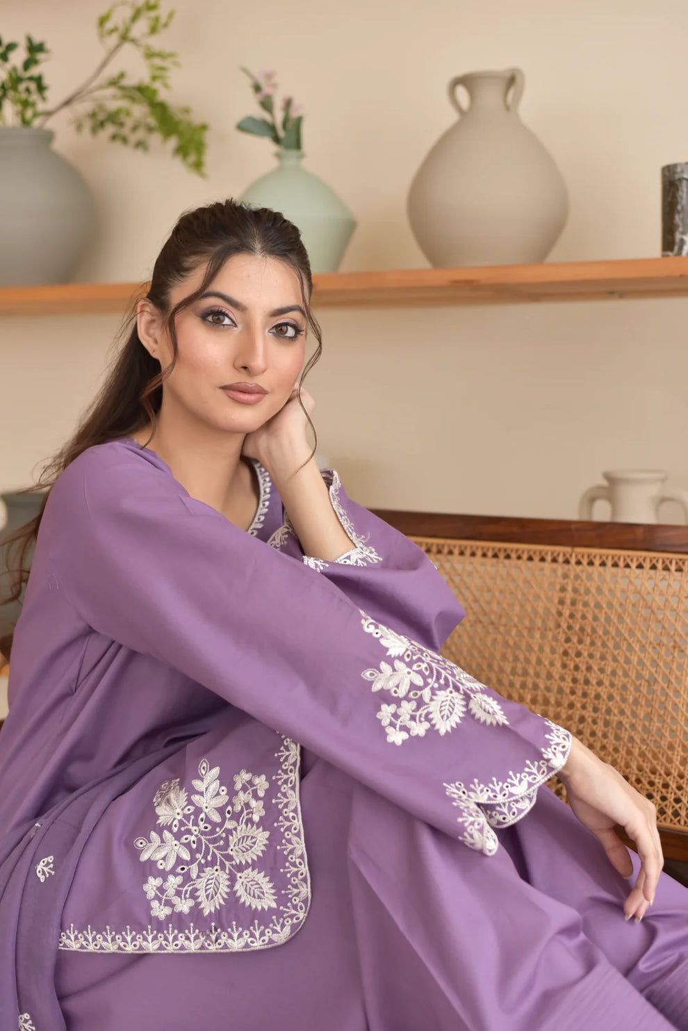 ZOHA EMBROIDERED 3PC