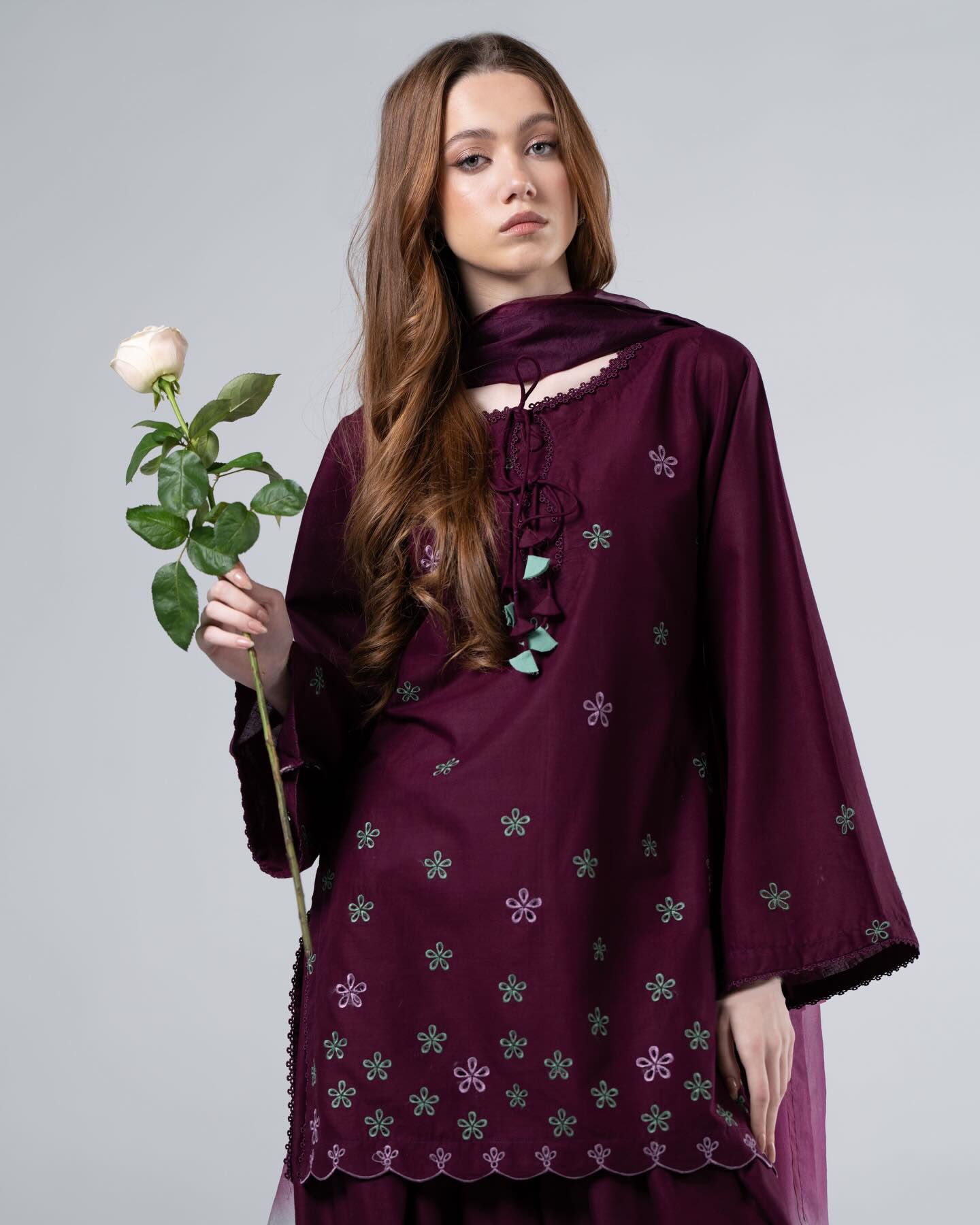 HEER EMBROIDERED 2PC