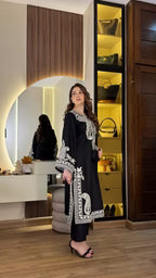 Afreen Black Embroidered 3PC-Lawn