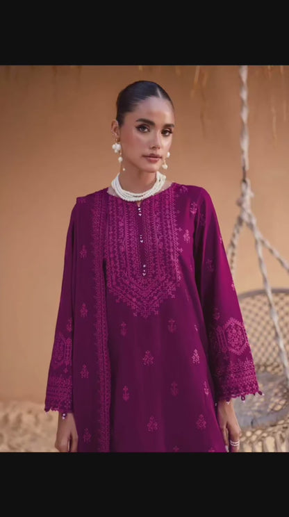 Halina Embroidered 3pc