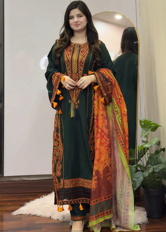 PAYAL Embroidered 3PC-Lawn