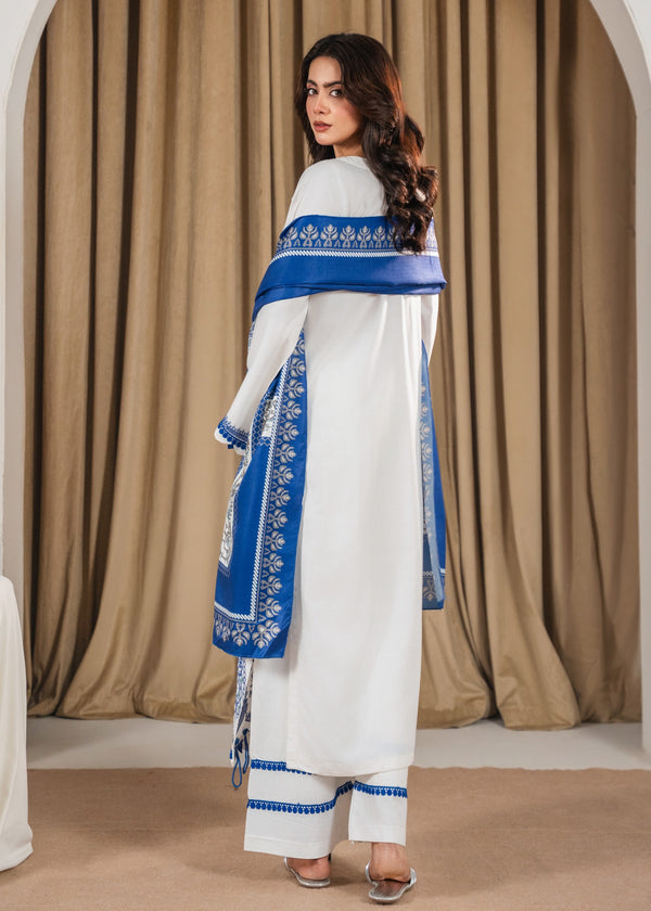 NAYA Embroidered 3PC-Lawn