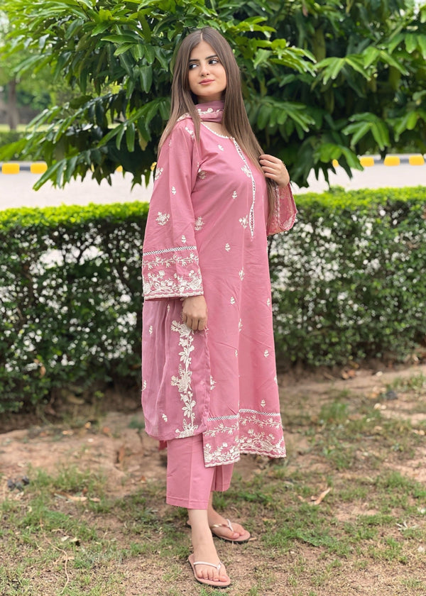 Nazneen Embroidered 3PC-Lawn