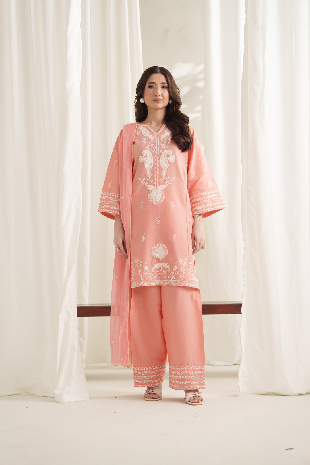SAFIA EMBROIDERED 3PC