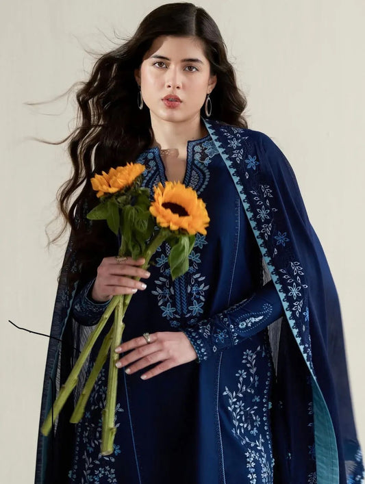 Pakeeza- Embroidered 3PC-LAWN