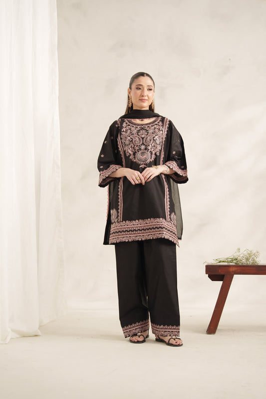 IRIS EMBROIDERED 3PC