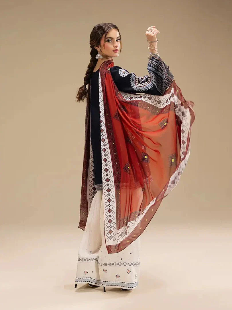 Rangrez – Heavy Embroidered Stitched Suit