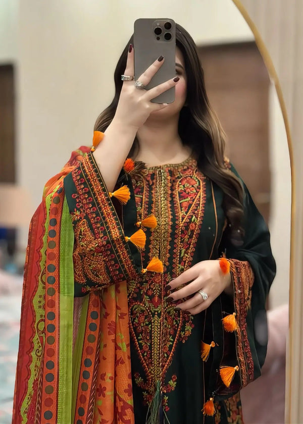 PAYAL Embroidered 3PC-Lawn