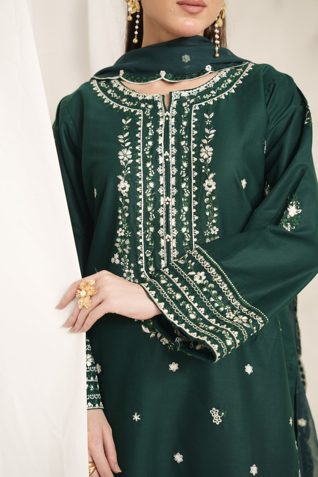 ZIRVA EMBROIDERED 3PC