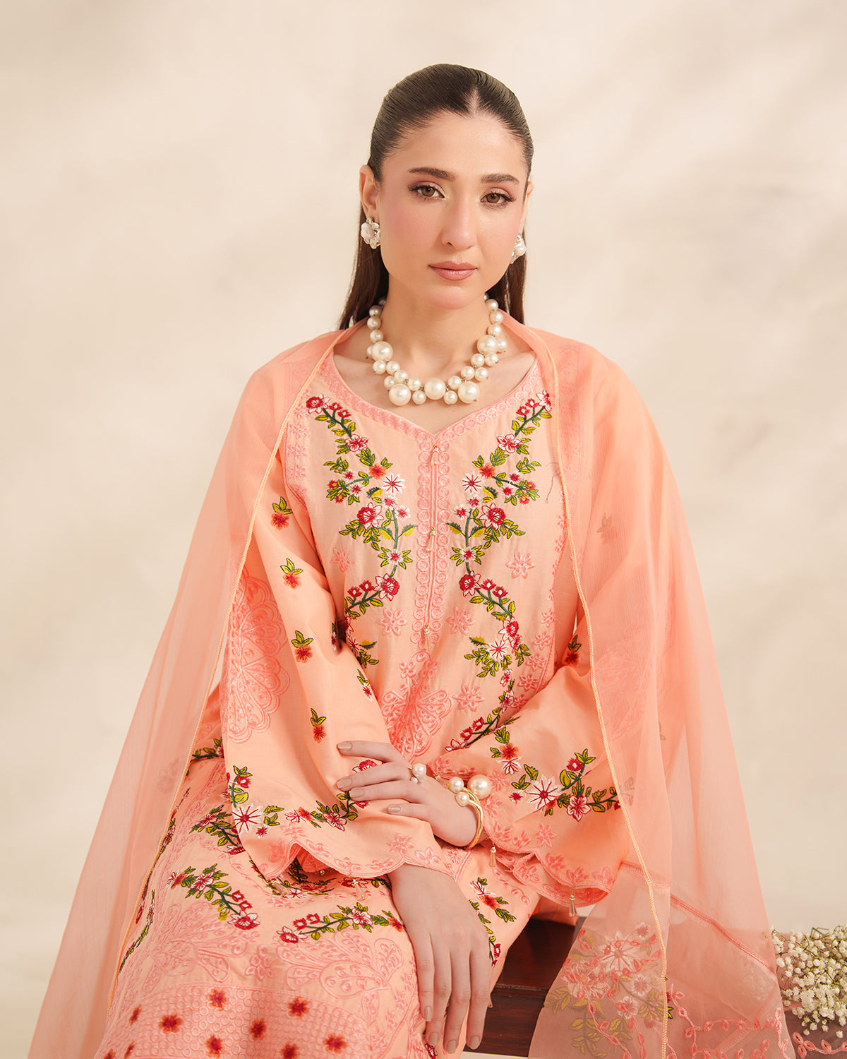Nazneen Embroidered 3PC-Lawn
