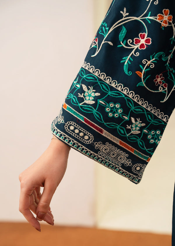 Sajjal Embroidered 3PC-Lawn