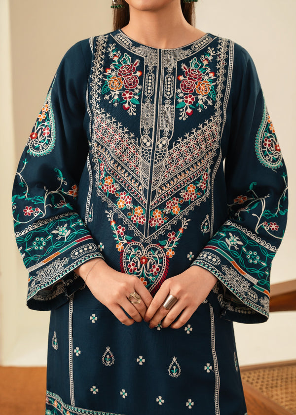 Sajjal Embroidered 3PC-Lawn