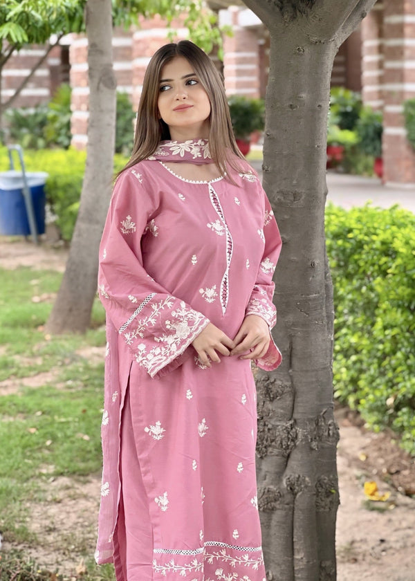 Nazneen Embroidered 3PC-Lawn