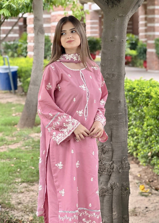 Nazneen Embroidered 3PC-Lawn