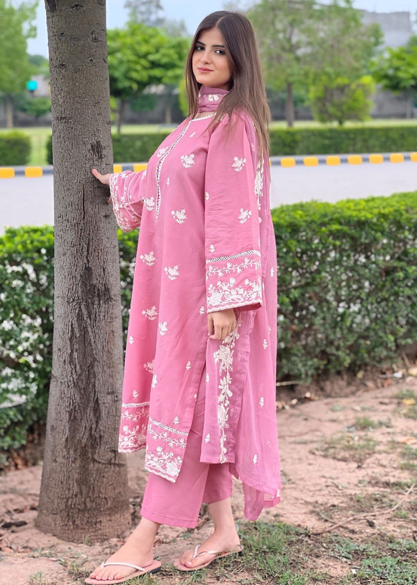 Nazneen Embroidered 3PC-Lawn