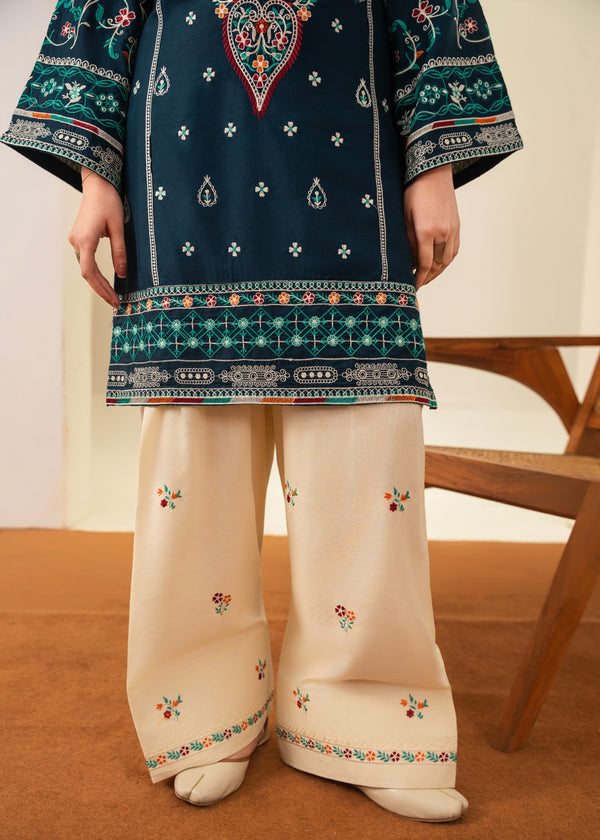 Sajjal Embroidered 3PC-Lawn