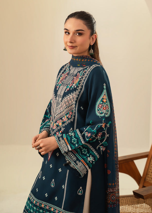 Sajjal Embroidered 3PC-Lawn