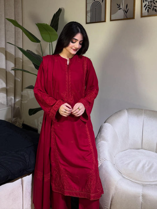 ALMAS EMBROIDERED 3PC