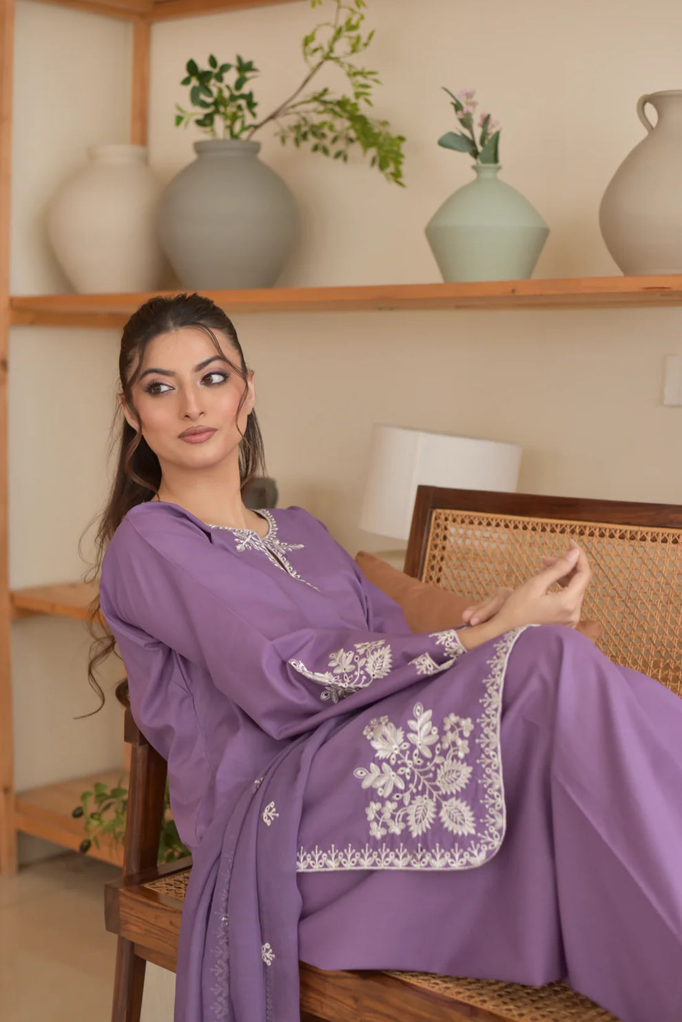 ZOHA EMBROIDERED 3PC