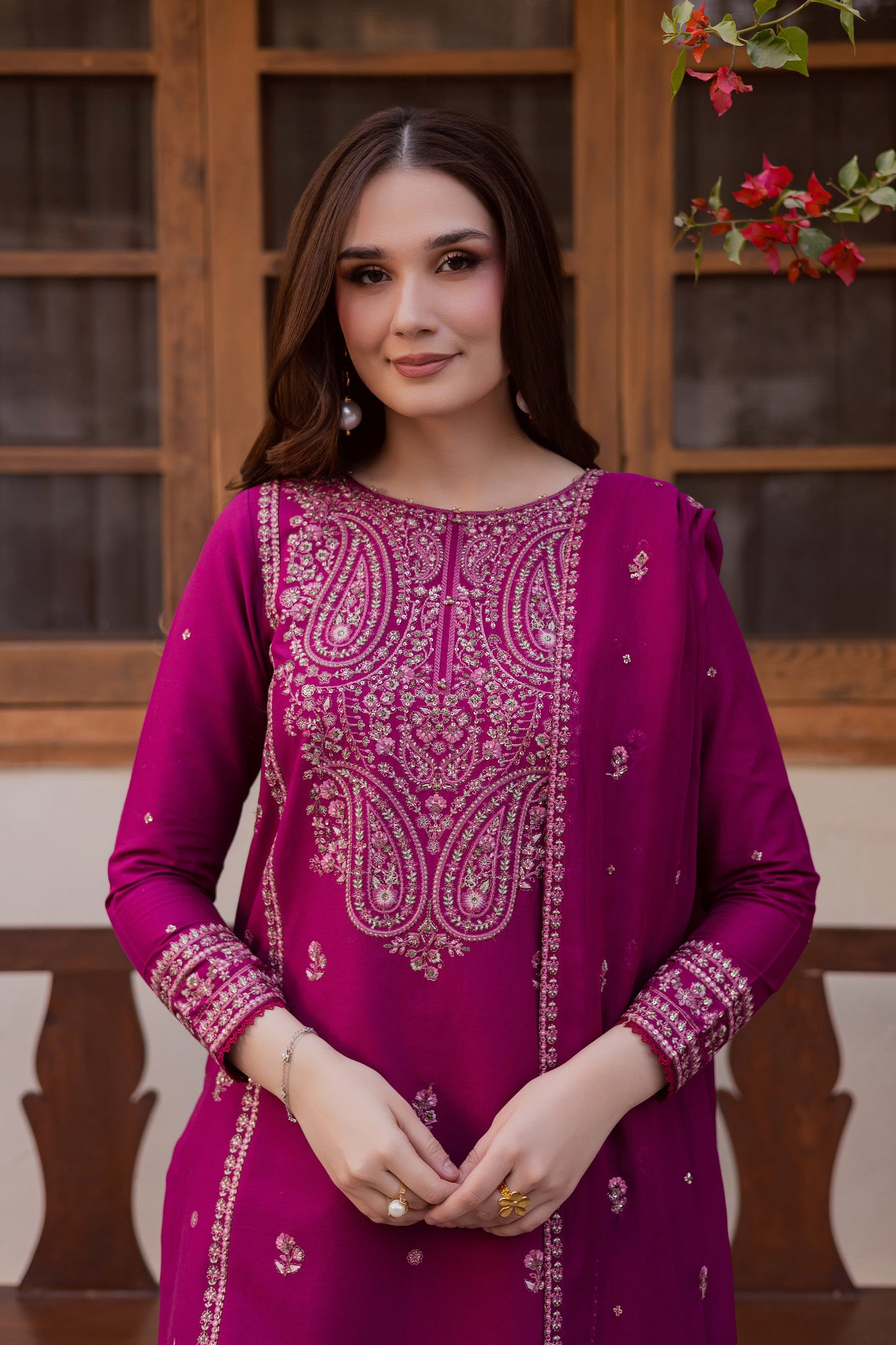 Taaj - Embroidered 3PC-LAWN
