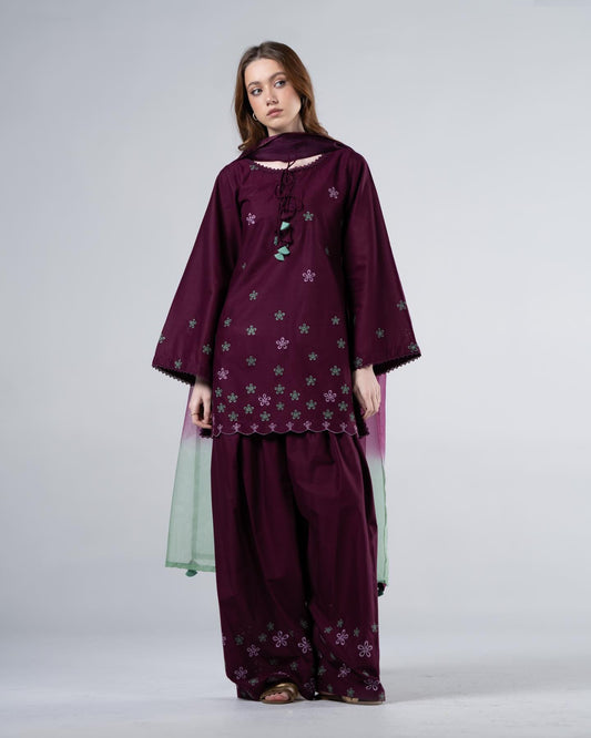 HEER EMBROIDERED 2PC
