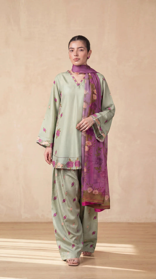 ZIVA EMBROIDERED 3PC