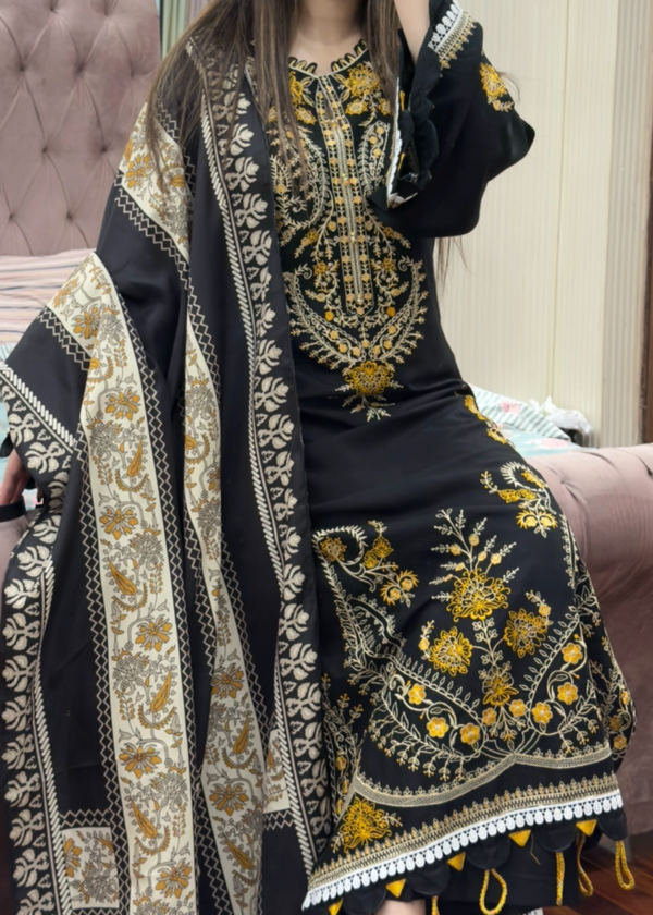 NAYA Embroidered 3PC-Lawn