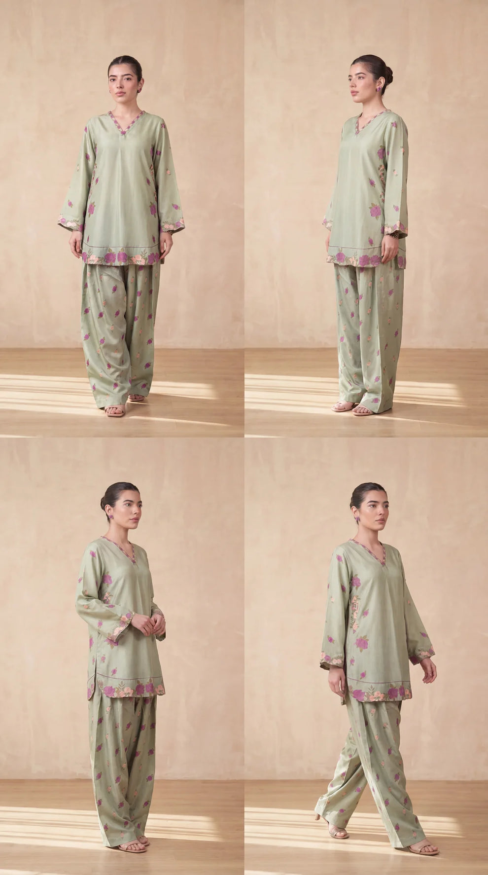 ZIVA EMBROIDERED 3PC