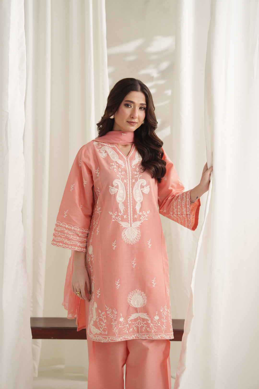 SAFIA EMBROIDERED 3PC