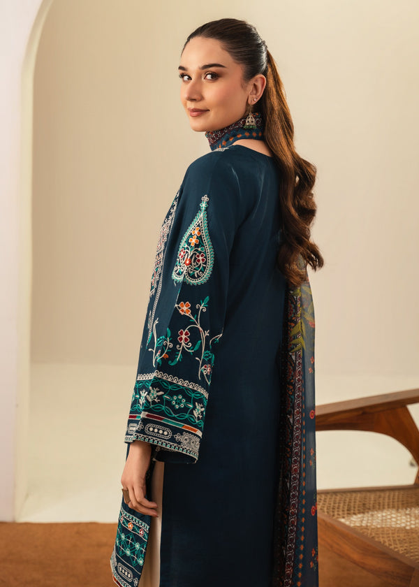 Sajjal Embroidered 3PC-Lawn