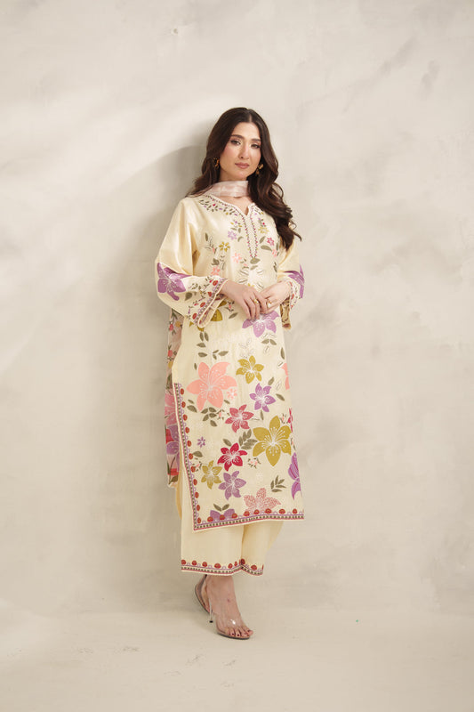 MAYA - Embroidered 3PC-LAWN