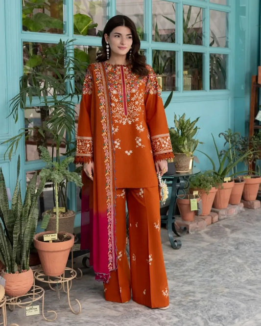 Naaz Embroidered -3pc