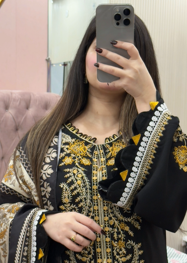 NAYA Embroidered 3PC-Lawn